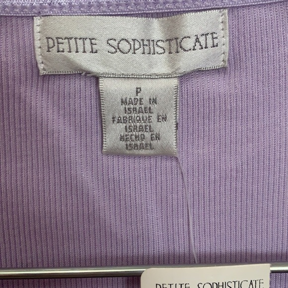 Lavender Short Sleeve Blouse - Picture 2 of 6